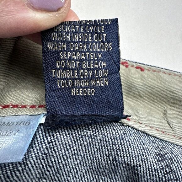 VTG Marithe Francois Girbaud Jeans Baggy Hip Hop Skater Men 42x31 Dark Wash 90s - Picture 15 of 15